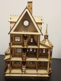 (image for) Quarter Scale Ashley Gothic Victorian Dollhouse Kit