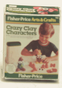 (image for) Miniature Vintage Branded Box of 'Crazy Clay'