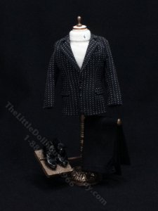 (image for) Miniature Gentleman's Outfit on Form by Judith Blondell