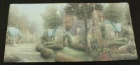 (image for) Village - Dollhouse Scale Wallpaper/Mural
