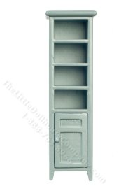 (image for) Miniature Grey Bath Cabinet for Dollhouses