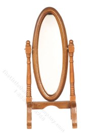 (image for) Cheval Mirror - Walnut