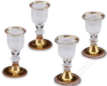 (image for) Miniature Victorian Wine Glass 4 Piece Set