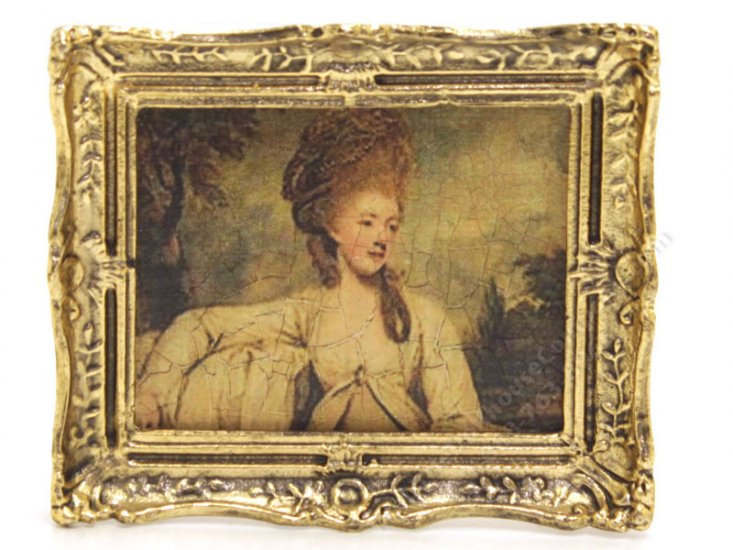 (image for) Miniature 16th Century Portrait of a Lady Framed by Jane Woodham