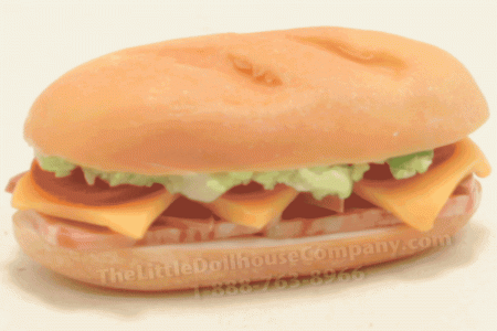(image for) Miniature Polymer Submarine Sandwich