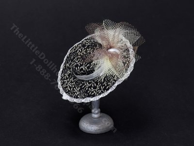 (image for) Ladies Floral Hat by Judith Blondell for Dollhouses