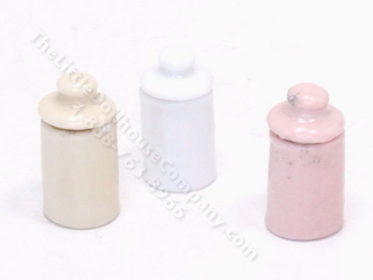 (image for) Dollhouse Scale Model Ceramic Canister