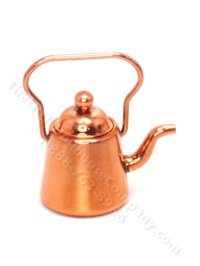 (image for) Miniature Vintage Copper Kettle for Dollhouses