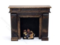 (image for) Dollhouse Scale Model Electric Fireplace