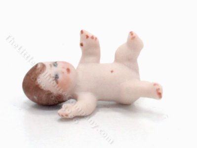 (image for) Vintage Miniature Baby Doll for Dollhouses