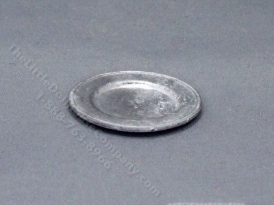 (image for) Miniature Pewter Plate for Dollhouses