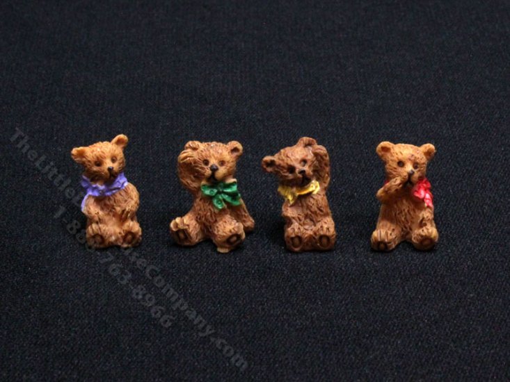 (image for) Miniature Bear Figurine for Dollhouses(1pc)