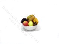 (image for) 1:24 Scale Miniature Fruit bowl by Charlotte Willmott