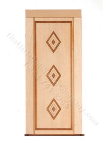 (image for) Dollhouse Unfinished Art Deco Door