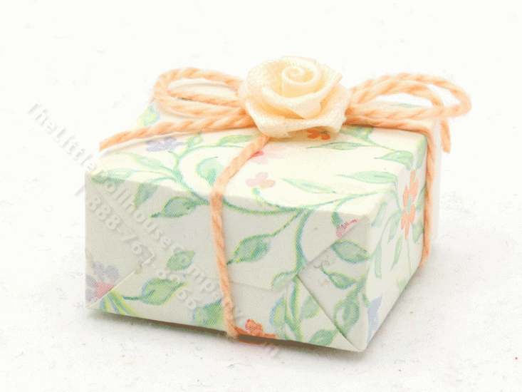 (image for) Miniature Floral Gift Box