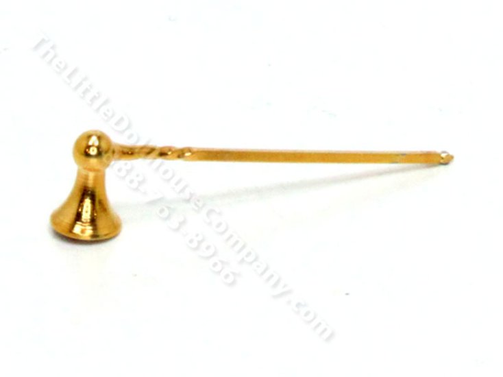 (image for) Miniature Brass Candle Snuffer for Dollhouses
