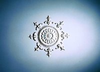 (image for) Dollhouse Scale Model Decorative Ceiling Carving