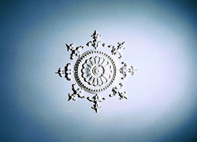 (image for) Dollhouse Scale Model Decorative Ceiling Carving