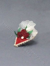 (image for) Vintage Miniature Red Fascinator