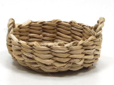 (image for) Miniature Round Straw Basket