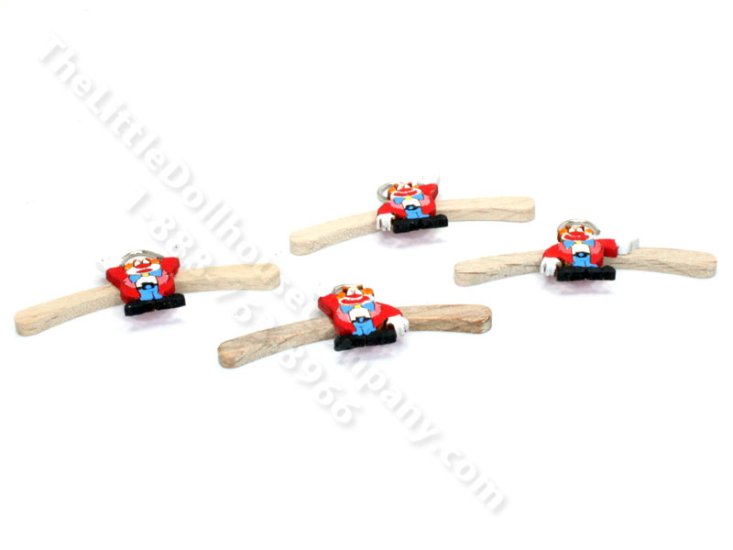 (image for) Miniature Clown Clothes Hanger For Dollhouses (1pc)