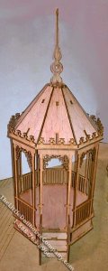 (image for) Laser Cut Victorian Gazebo Kit for Dollhouses