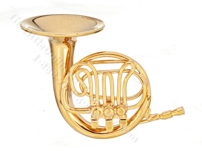 (image for) Miniature 2 Inch French Horn For Dollhouses