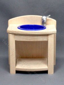 (image for) Miniature Modern Style Bathroom Sink for Dollhouses