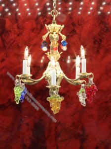 (image for) Miniature Bunches of Grapes Chandelier