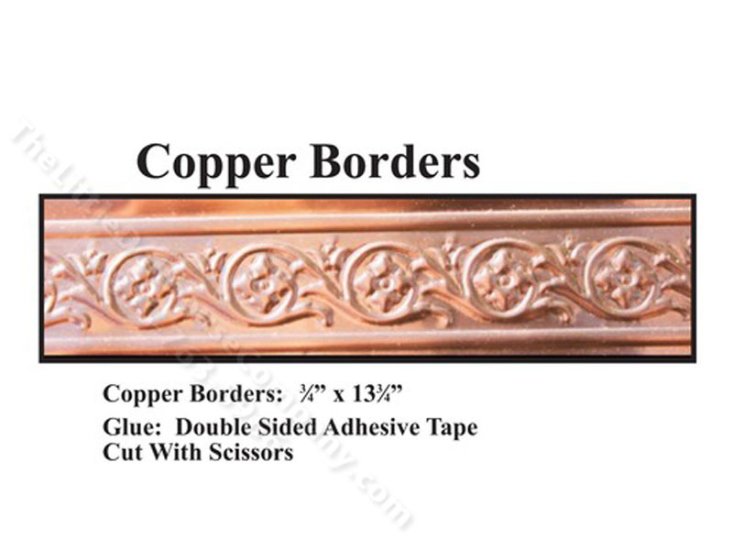 (image for) Dollhouse Scale Model Copper Border