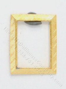 (image for) Miniature Gold-Hatched Squre Frame
