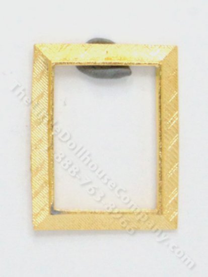 (image for) Miniature Gold-Hatched Squre Frame