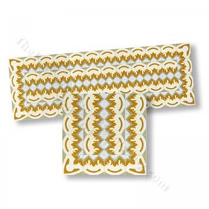 (image for) Dollhouse Scale Model Tuscan Mosaic Floor Tile Border