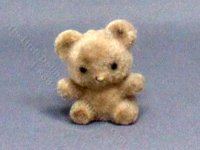 (image for) Miniature Fuzzy Bear Figurine for Dollhouses