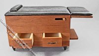 (image for) Dollhouse Scale Model Wooden Examination Table