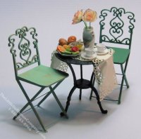 (image for) Miniature French Ornate Bistro Set Kit