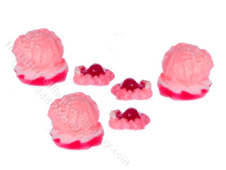 (image for) Miniature Cream Puffs for Dollhouses