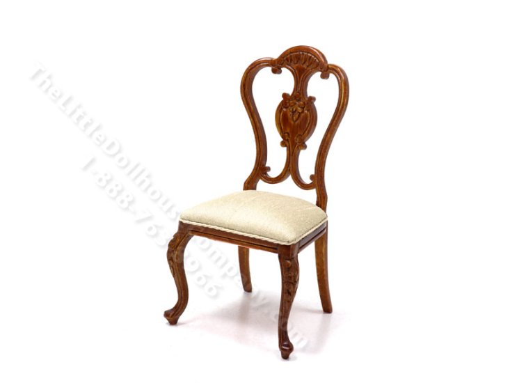 (image for) Miniature American Victorian 1840 Side Chair - Walnut