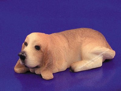 (image for) Miniature Basset Hound For Dollhouses