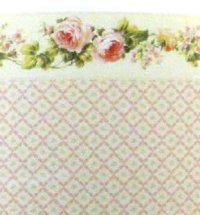 (image for) Dollhouse Scale Model Wallpaper Floral
