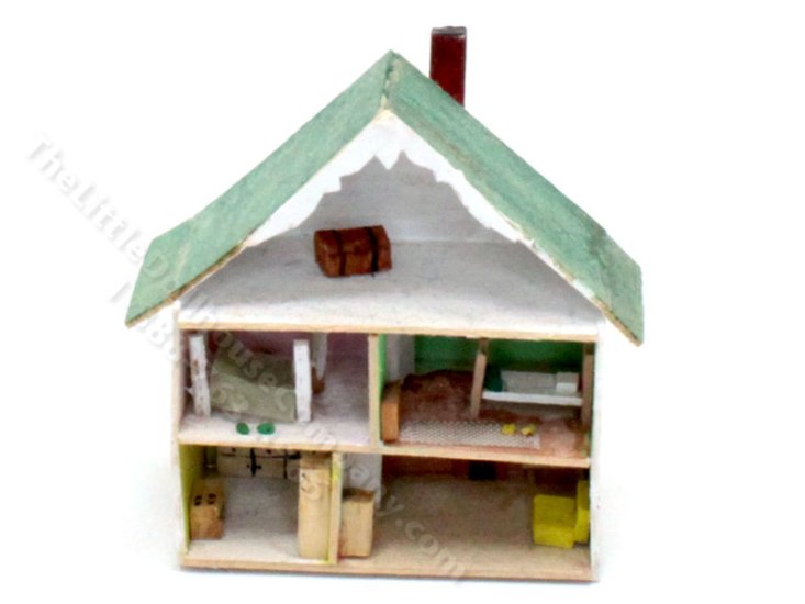 (image for) 1/144th Scale Handmade Finished Miniature Dollhouse