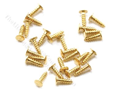 (image for) Brass Mini Nails for Dollhouse 1/12 Scale Models, 1/8", 100/pkg.