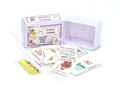 (image for) Miniature Parlour Games Card Deck and Box