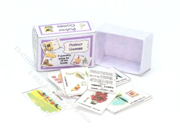 (image for) Miniature Parlour Games Card Deck and Box