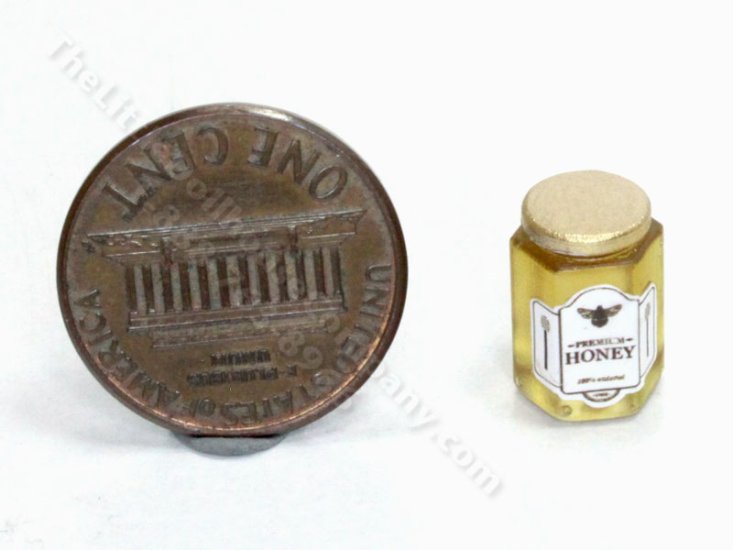 (image for) Miniature Jar of Honey for Dollhouses