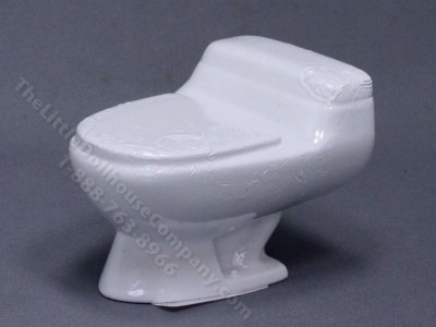 (image for) As-Is Miniature White Toilet by PRD Miniatures