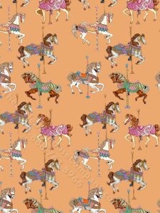 (image for) Dollhouse Scale Model Children's Wallpaper