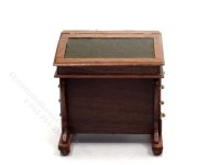 (image for) Miniature Walnut Davenport Desk by Lynn Palmer