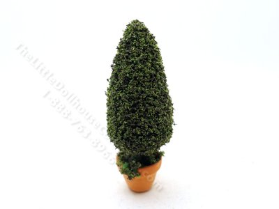 (image for) Miniature 3.5 inch Mossy Topiary for Dollhouses