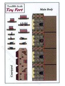 (image for) Miniature Toy Fort Kit for Dollhouses